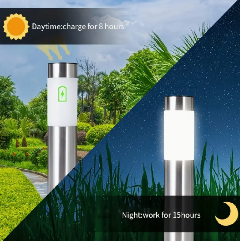 Reptronic Modern Solar LED landscape light- Stainless steel