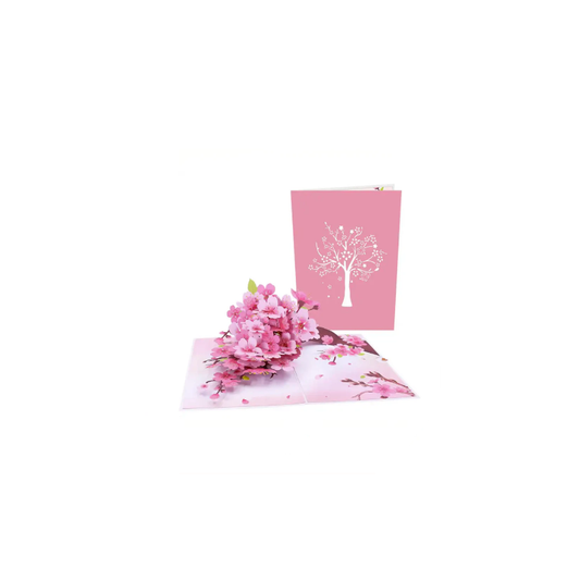 Beautiful Cherry blossom Pop up 3D card with envelope