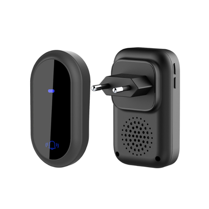 Reptronic DIY Black Wireless Doorbell: RPTDB44 - 1R1B