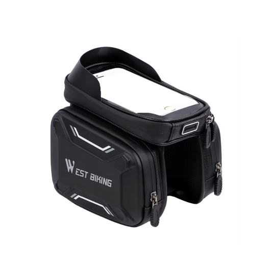 Bicycle Bike Hard Shell Case Bag Phone Holder Waterproof Touch Screen
