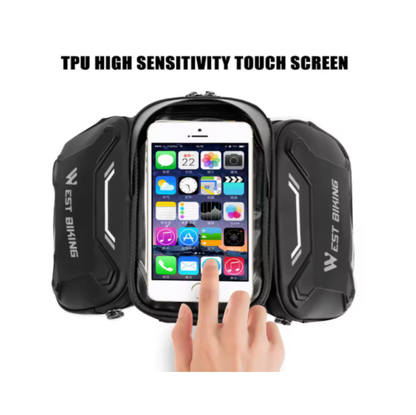Bicycle Bike Hard Shell Case Bag Phone Holder Waterproof Touch Screen