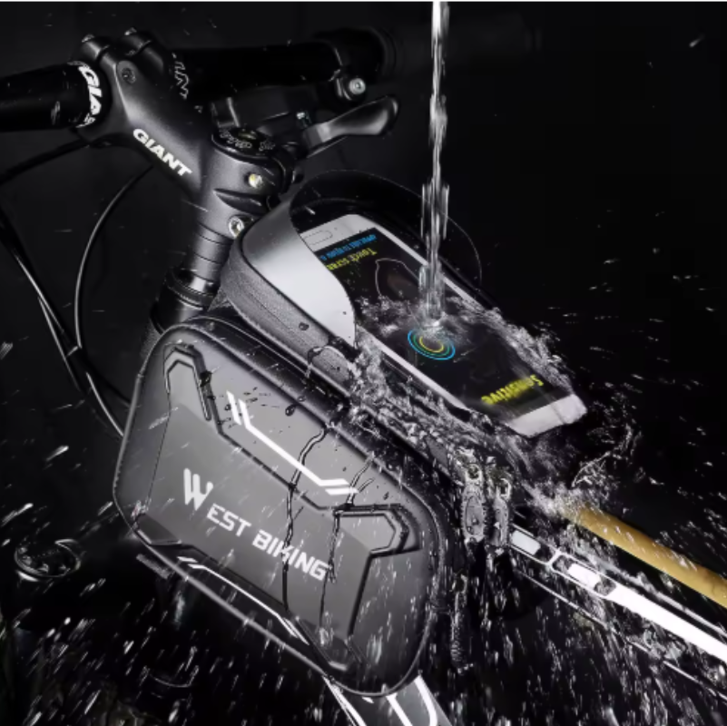 Bicycle Bike Hard Shell Case and LED Turn Signal Indicators Taillight