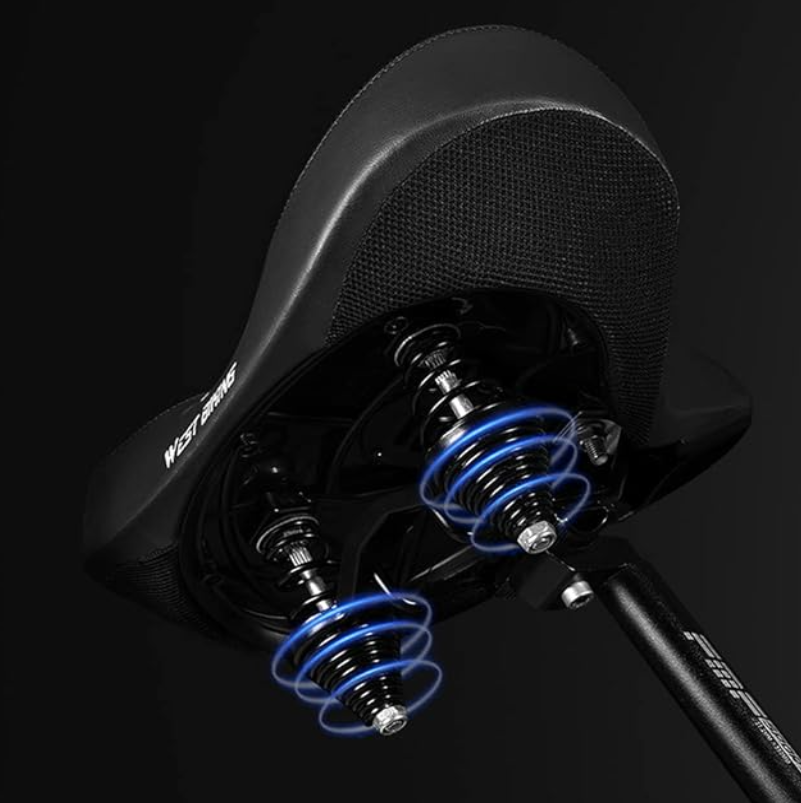 Bicycle Bike Extra Wide Bicycle Saddle Seat- Anatomic Bicycle Saddle