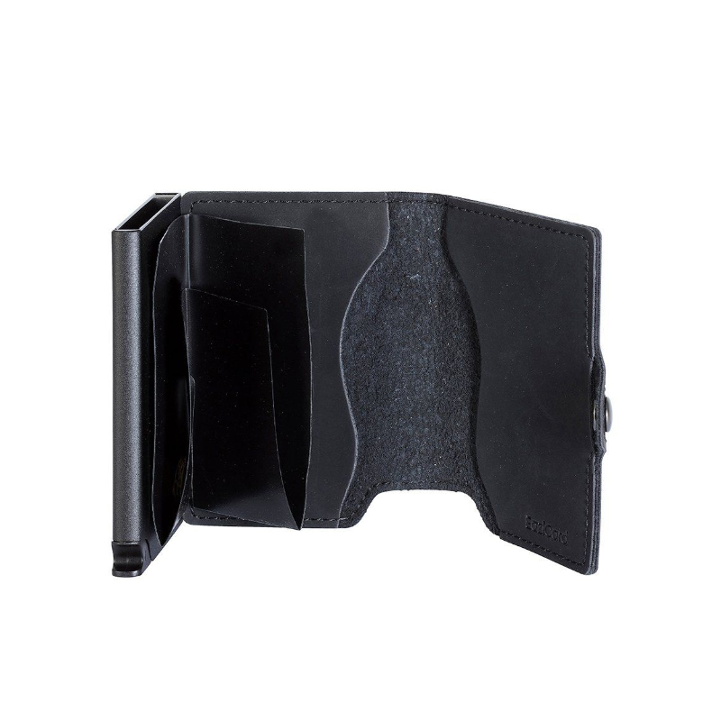 Hammer&Hide PU leather Pop up wallet- Black