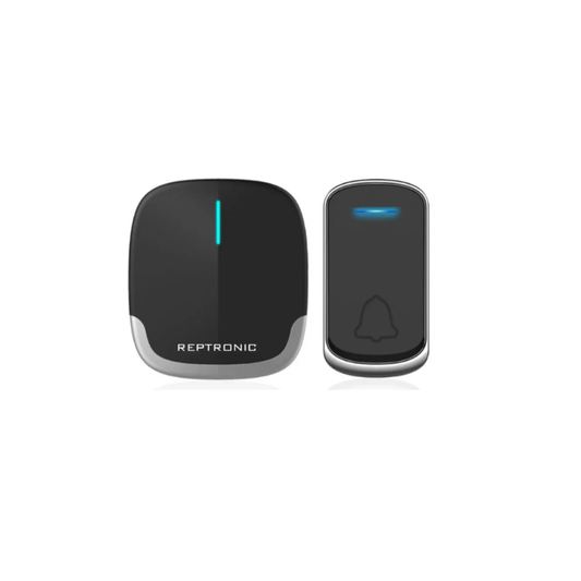 Reptronic DIY black and silver door bell: RPTDB42 - 1R1B