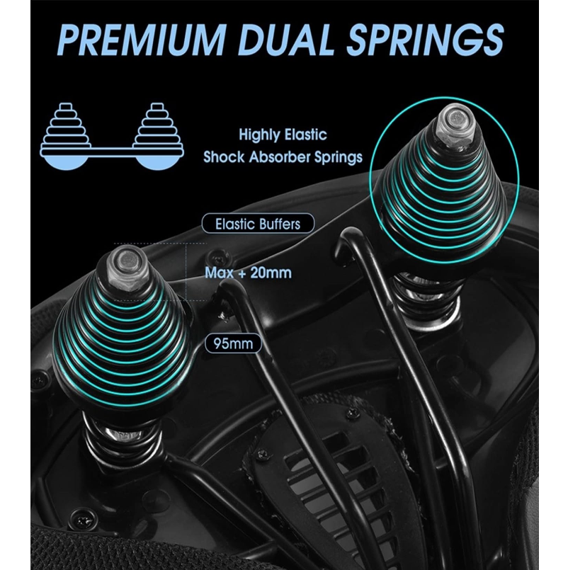 Bicycle Bike Extra Wide Bicycle Saddle Seat- Anatomic Bicycle Saddle