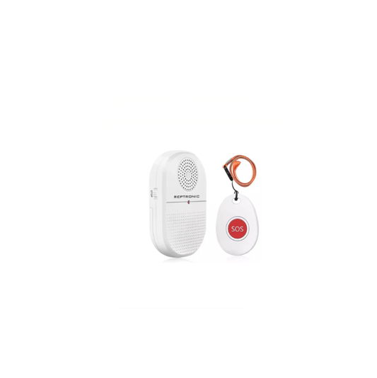 Reptronic Wireless caregiver SOS Bell with back clip and vibration RPTVP02