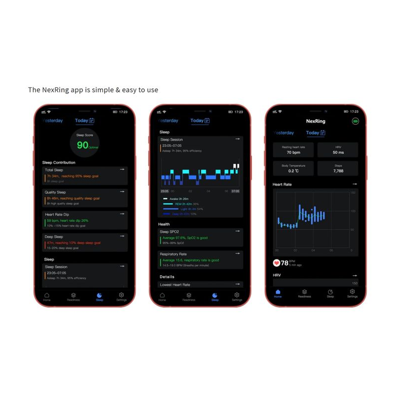 AI Smart Health Ring: Model XXX04 (Nexring)