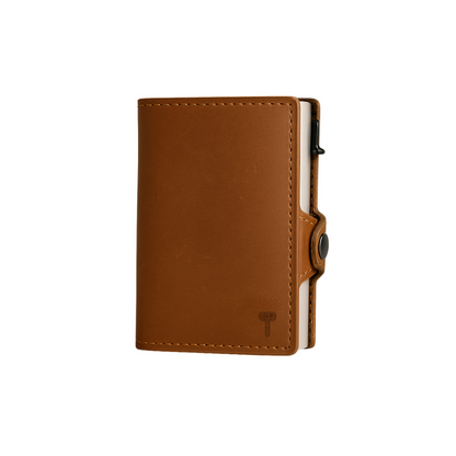 Hammer&Hide Genuine Saddle Leather Pop Up Wallet- Unisex