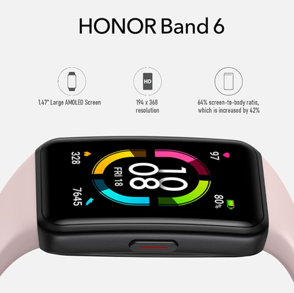 Honor Band 6 - (Parallel Import) - Pink